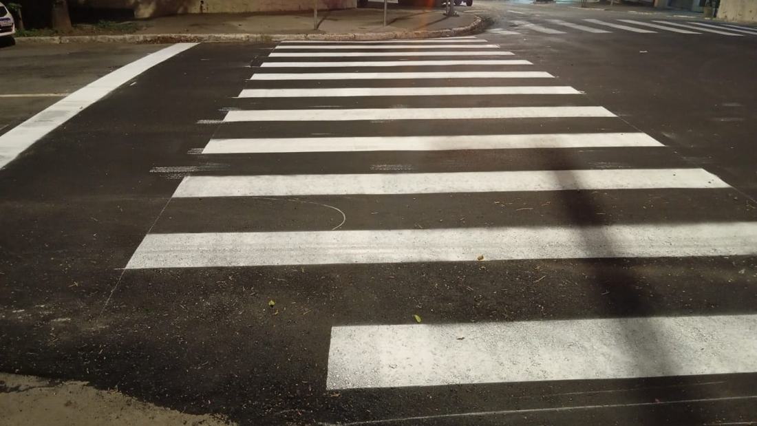 Faixa de pedestre em Jaboticabal